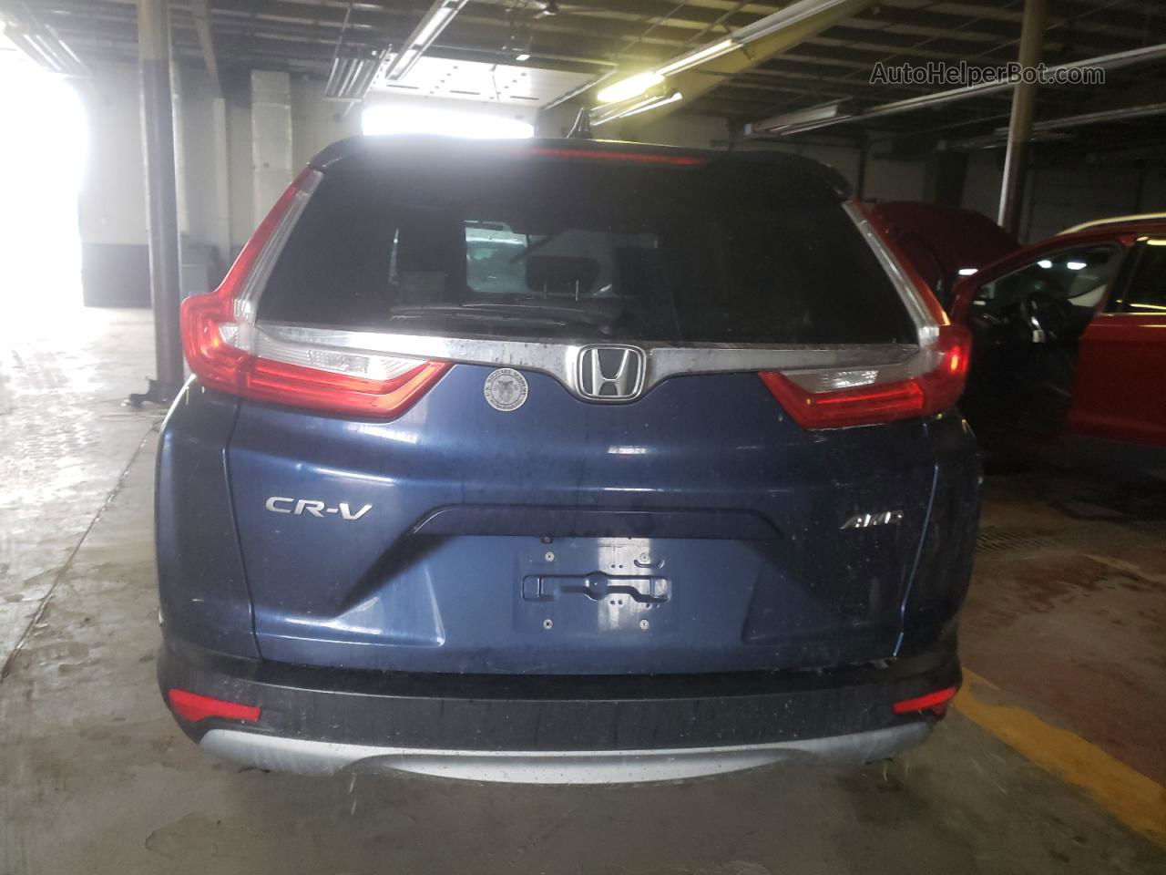 2018 Honda Cr-v Ex Blue vin: 7FARW2H57JE048149