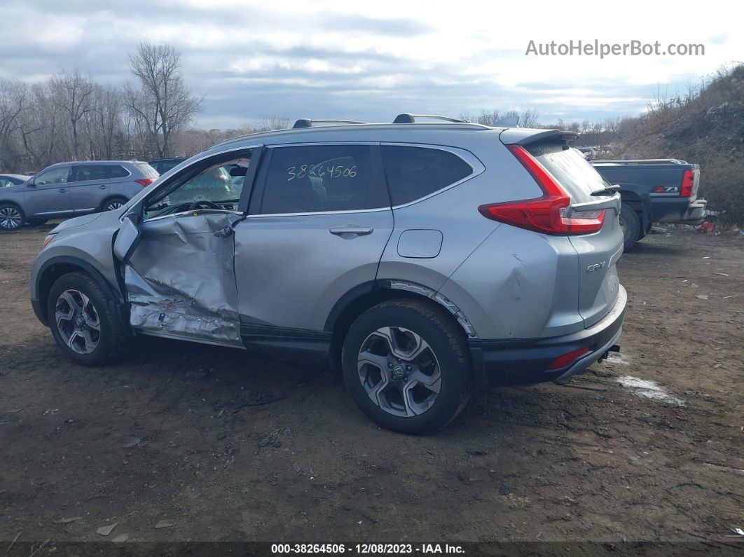 2018 Honda Cr-v Ex Silver vin: 7FARW2H57JE055490