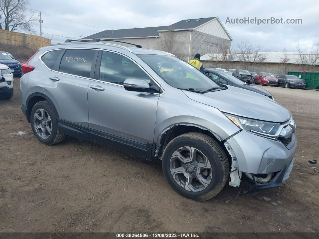 2018 Honda Cr-v Ex Silver vin: 7FARW2H57JE055490