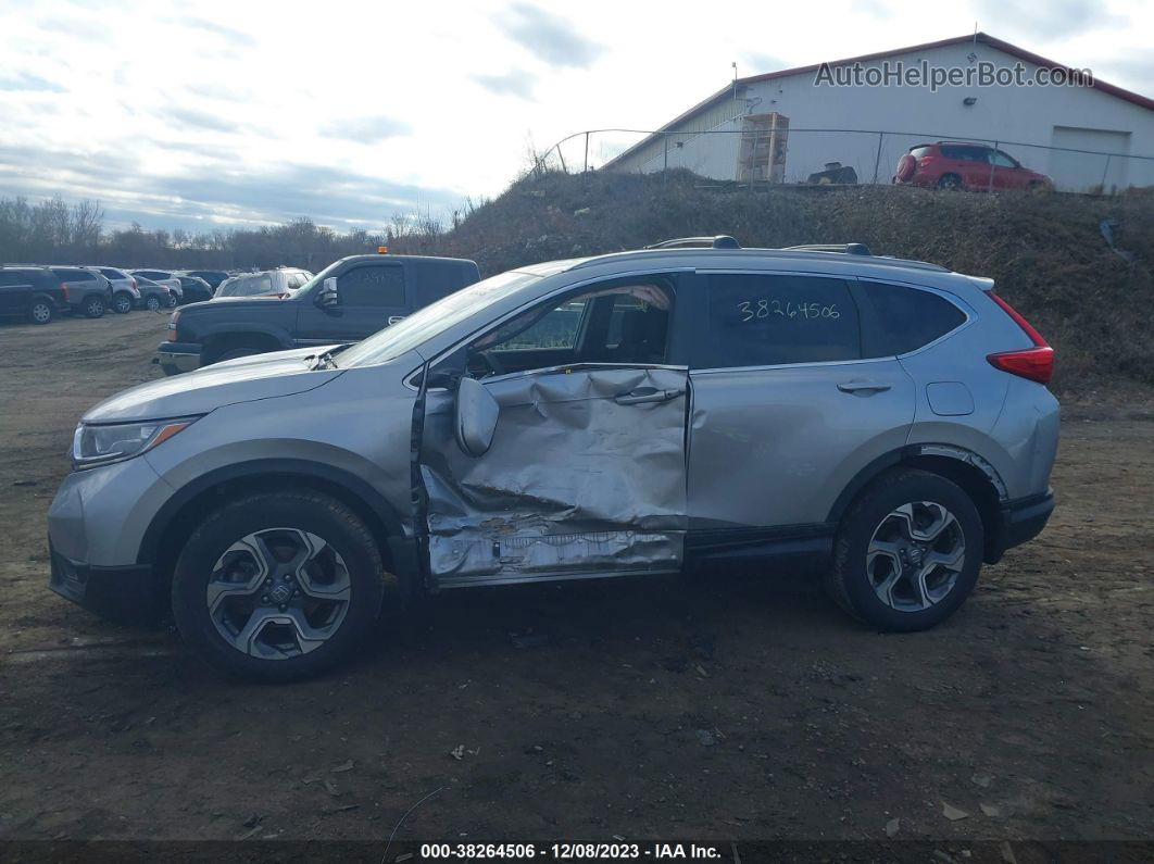 2018 Honda Cr-v Ex Silver vin: 7FARW2H57JE055490