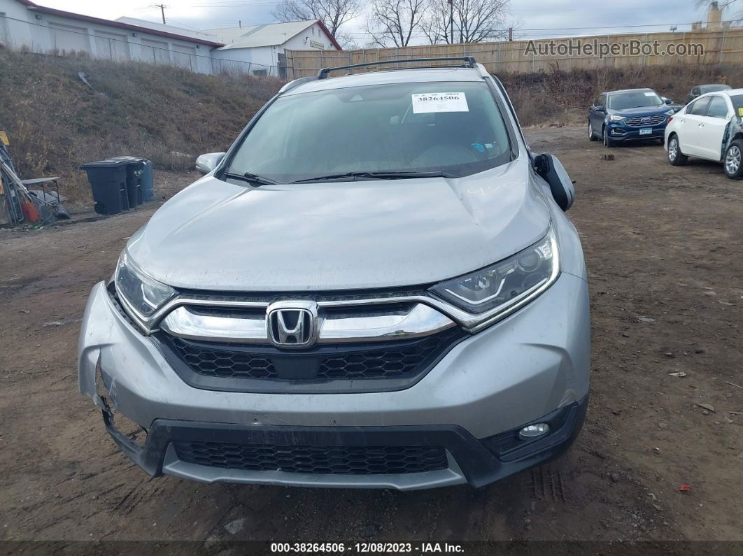 2018 Honda Cr-v Ex Silver vin: 7FARW2H57JE055490