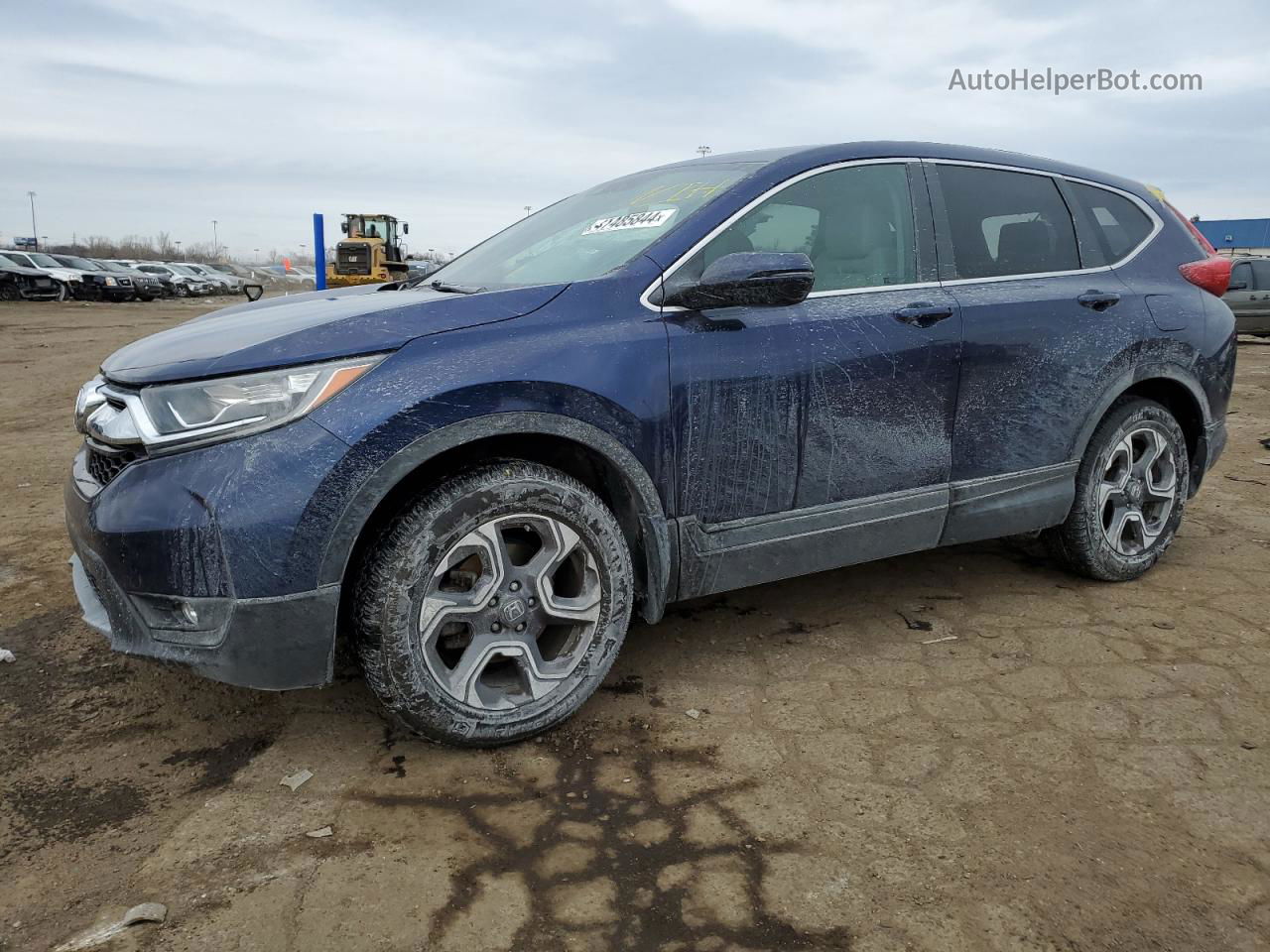 2018 Honda Cr-v Ex Blue vin: 7FARW2H57JE079112