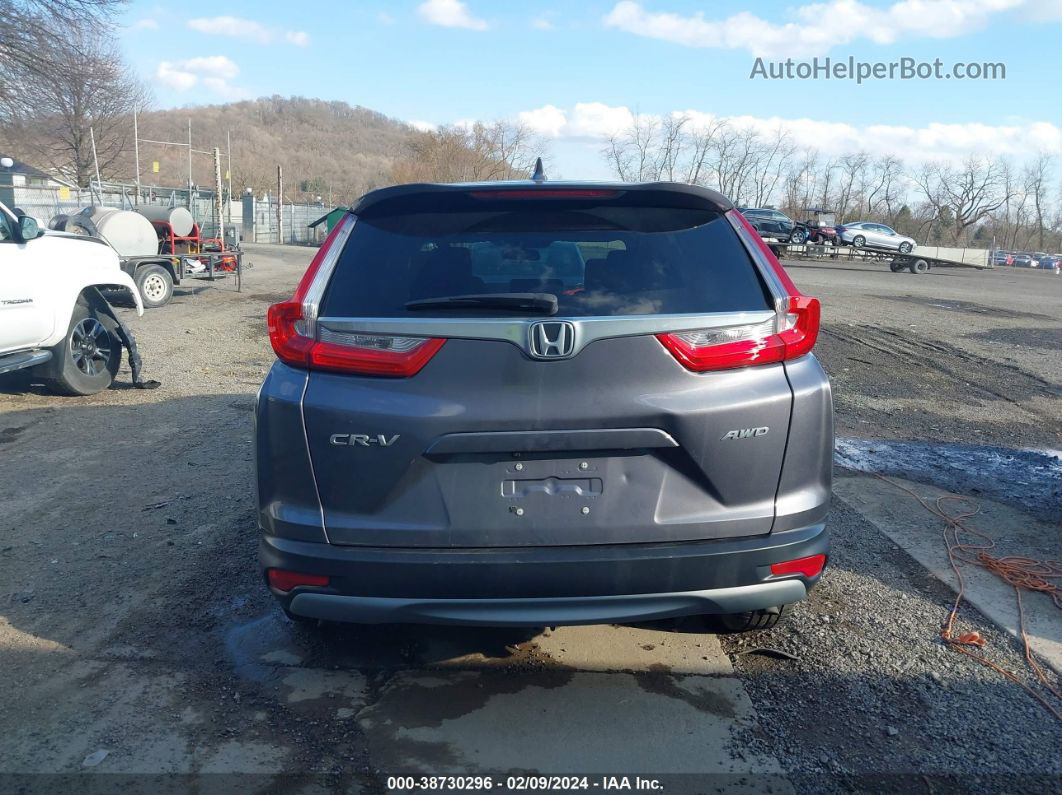 2018 Honda Cr-v Ex Gray vin: 7FARW2H57JE082933