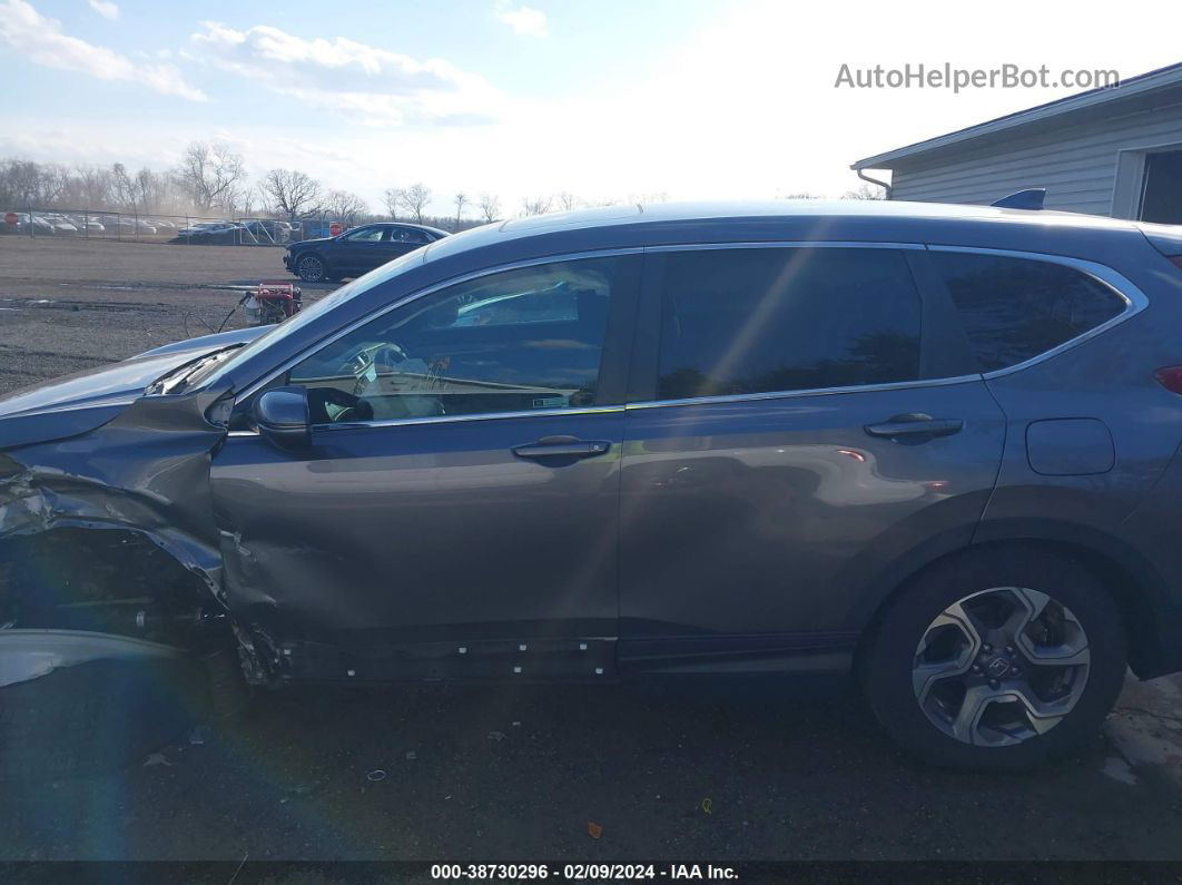 2018 Honda Cr-v Ex Gray vin: 7FARW2H57JE082933