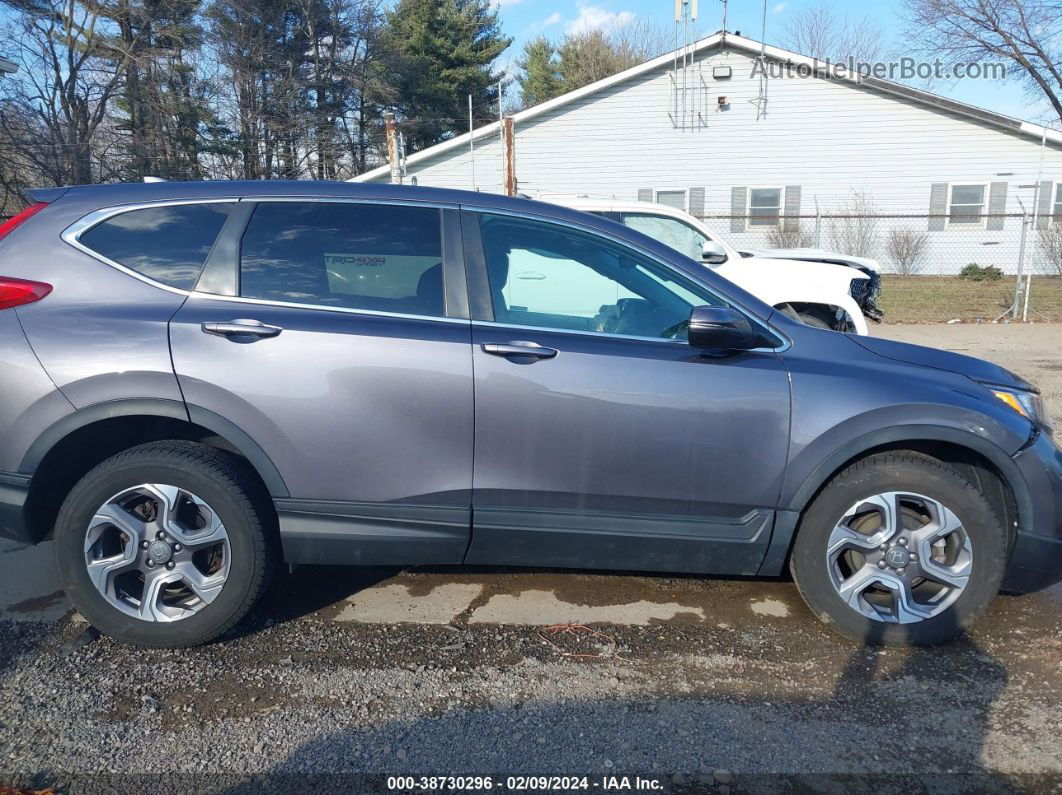 2018 Honda Cr-v Ex Gray vin: 7FARW2H57JE082933