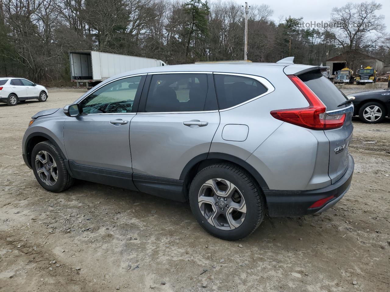 2019 Honda Cr-v Ex Silver vin: 7FARW2H57KE039193