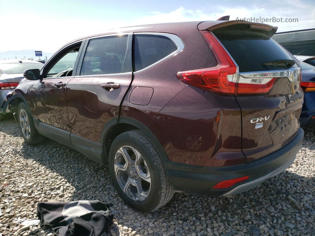 2019 Honda Cr-v Ex Бордовый vin: 7FARW2H57KE050131