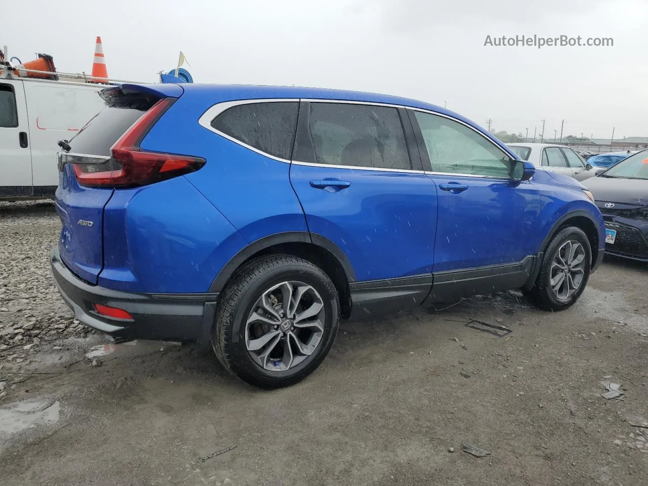 2020 Honda Cr-v Ex Blue vin: 7FARW2H57LE017924