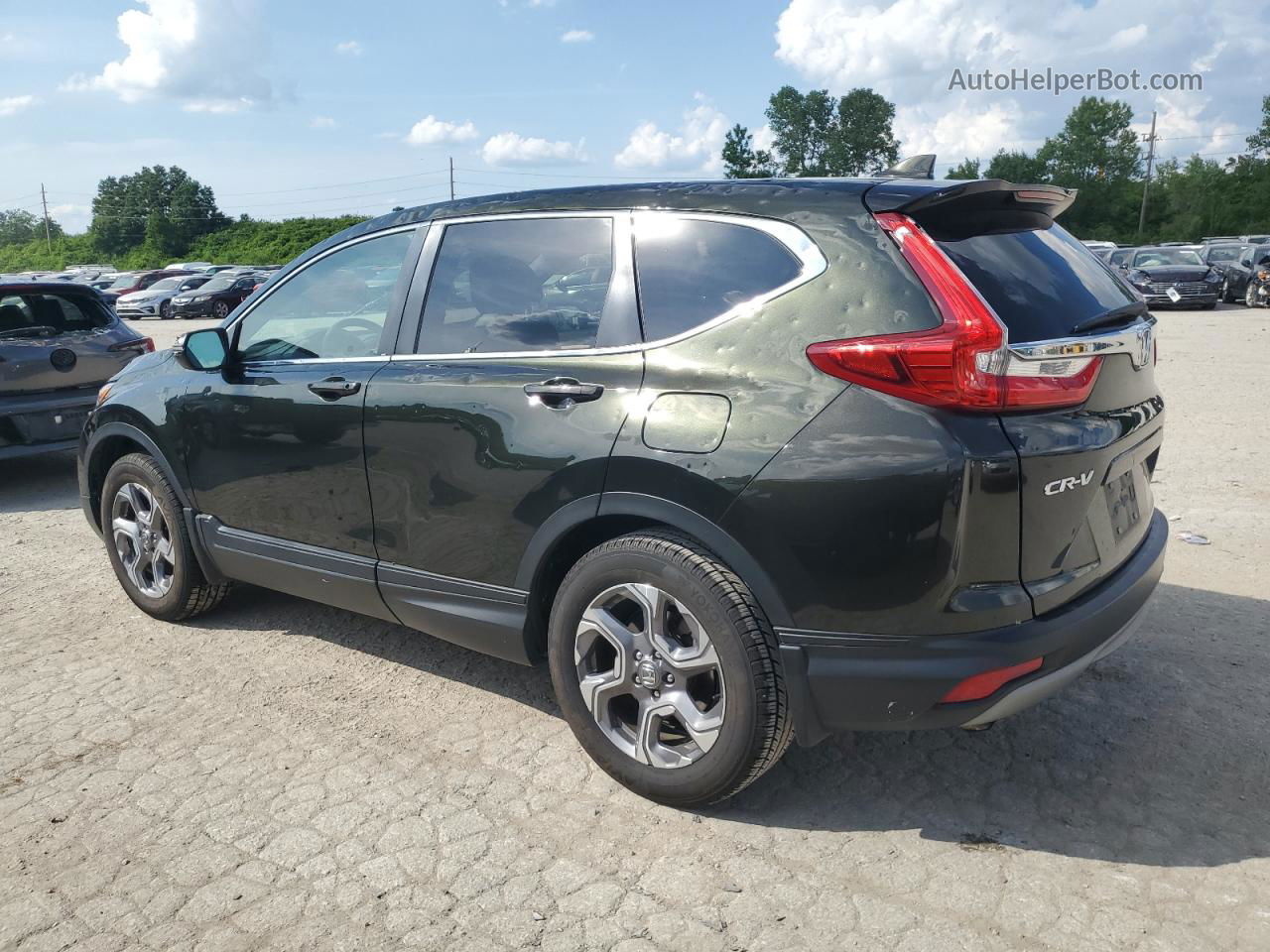 2018 Honda Cr-v Ex Green vin: 7FARW2H58JE016147