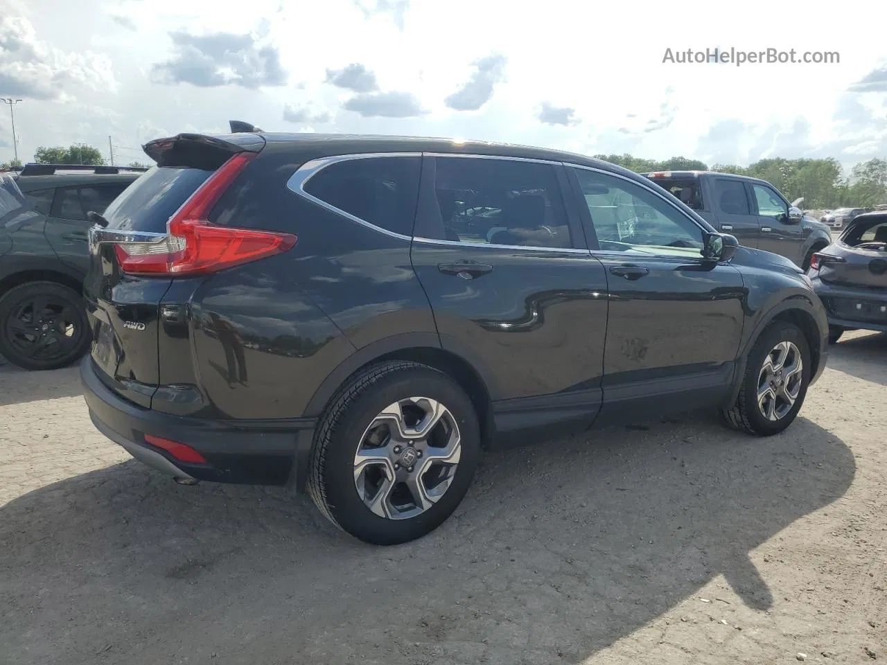 2018 Honda Cr-v Ex Green vin: 7FARW2H58JE016147