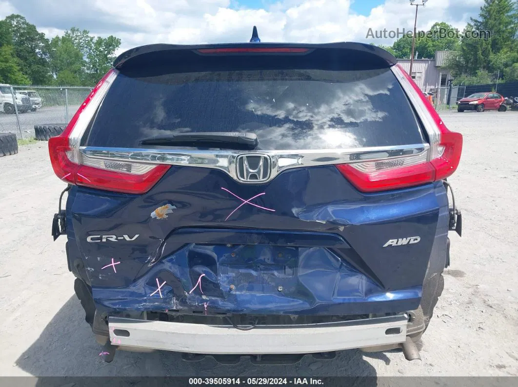 2018 Honda Cr-v Ex Blue vin: 7FARW2H58JE026631