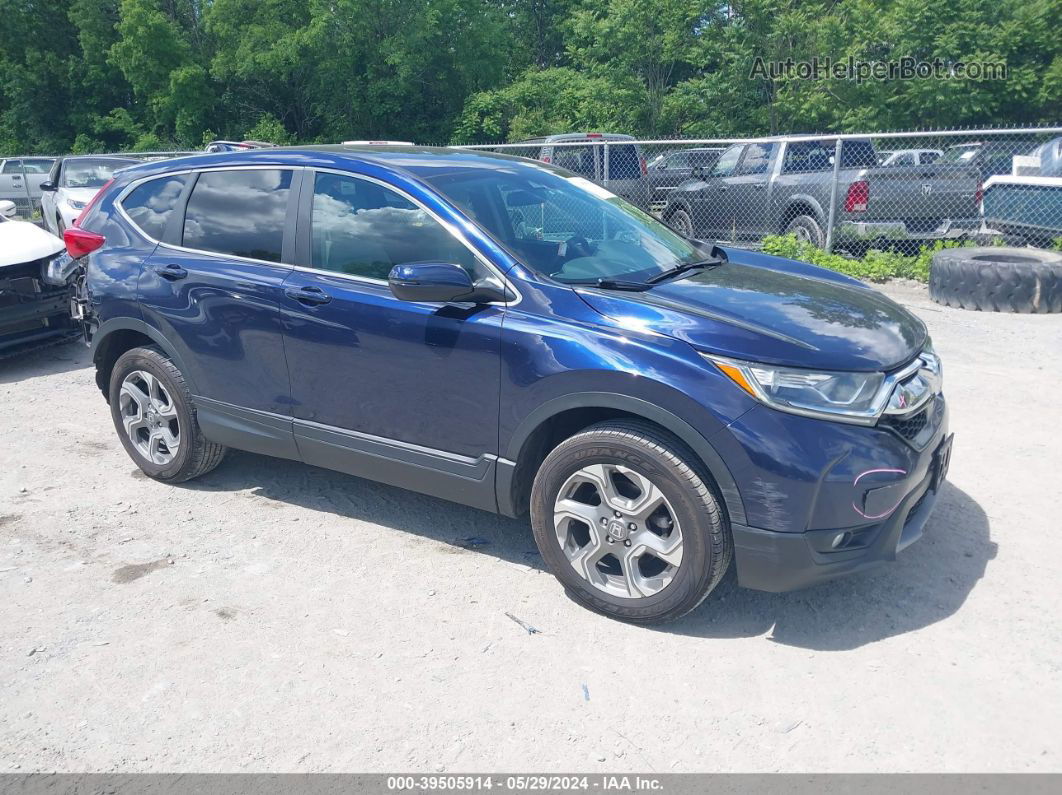 2018 Honda Cr-v Ex Blue vin: 7FARW2H58JE026631