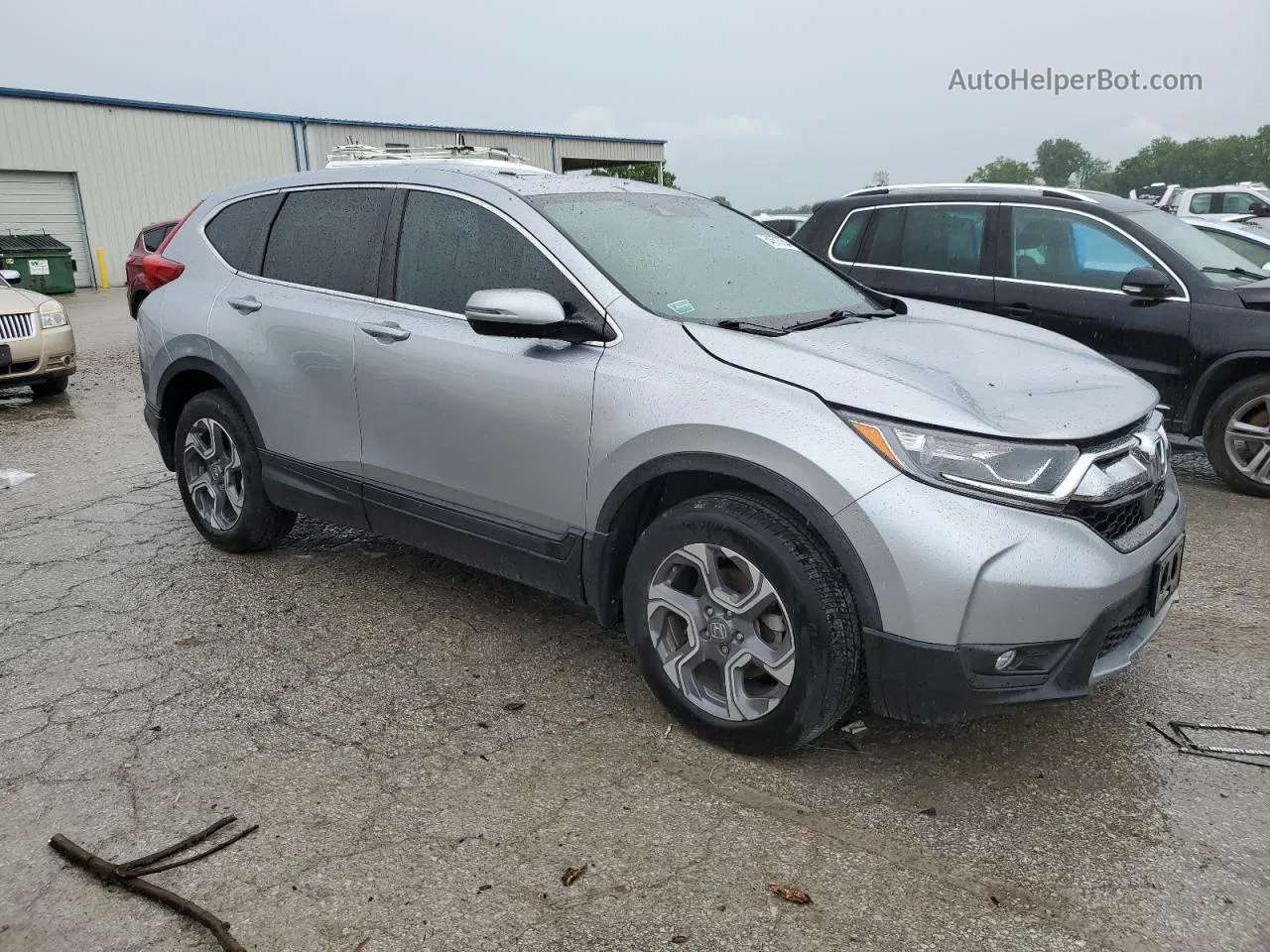 2018 Honda Cr-v Ex Silver vin: 7FARW2H58JE028234