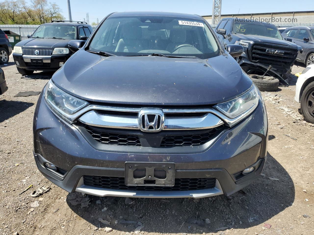 2018 Honda Cr-v Ex Charcoal vin: 7FARW2H58JE034583