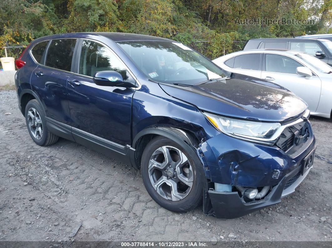 2018 Honda Cr-v Ex Blue vin: 7FARW2H58JE038259