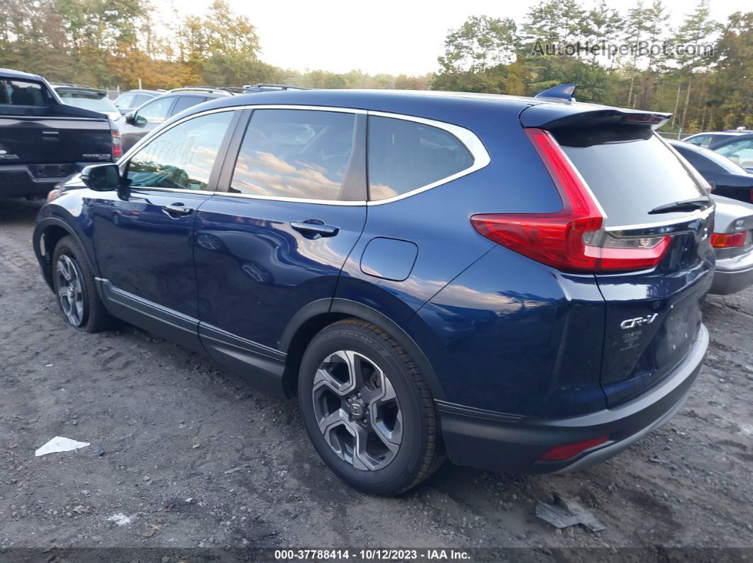 2018 Honda Cr-v Ex Blue vin: 7FARW2H58JE038259