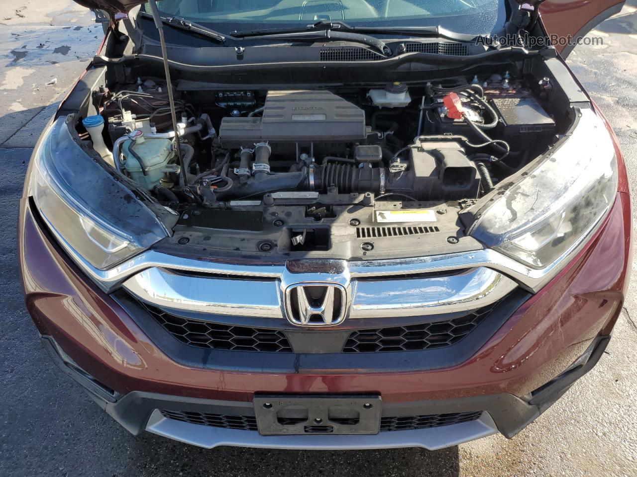 2018 Honda Cr-v Ex Maroon vin: 7FARW2H58JE097358