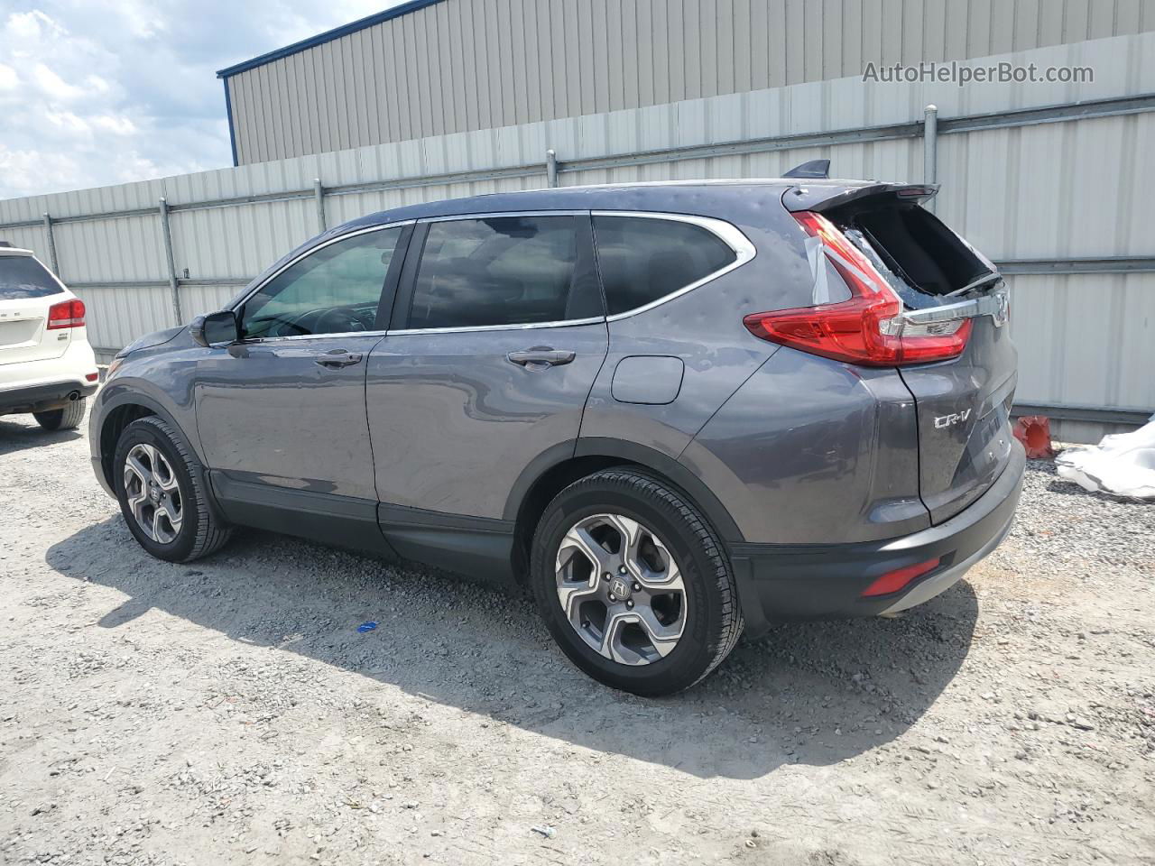 2019 Honda Cr-v Ex Gray vin: 7FARW2H58KE049652