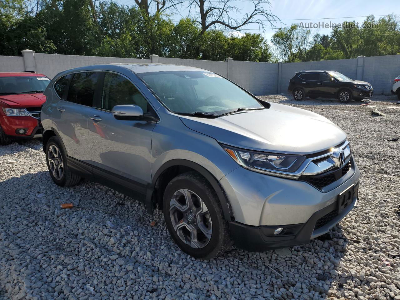 2018 Honda Cr-v Ex Blue vin: 7FARW2H59JE084988