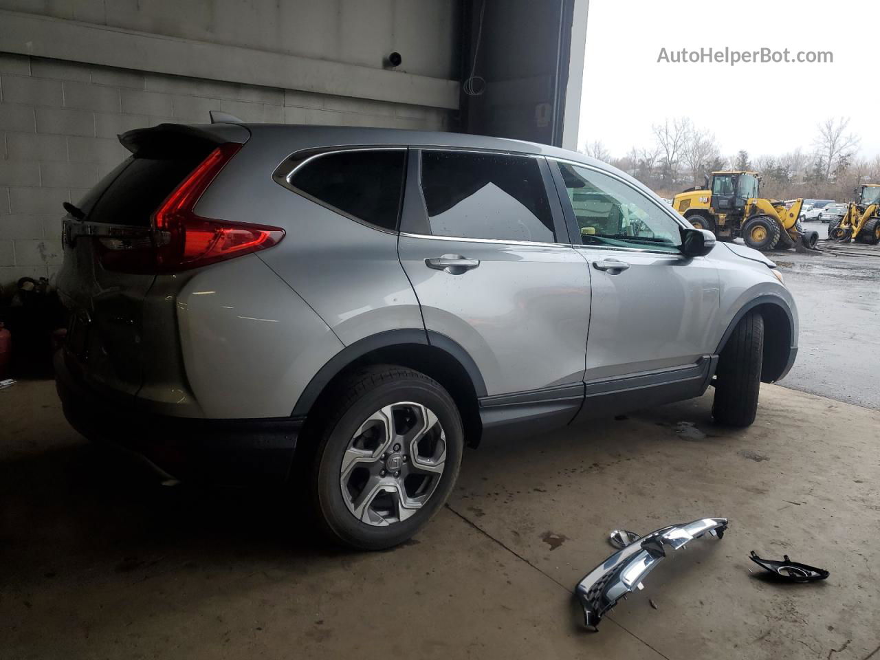 2019 Honda Cr-v Ex Silver vin: 7FARW2H59KE039048