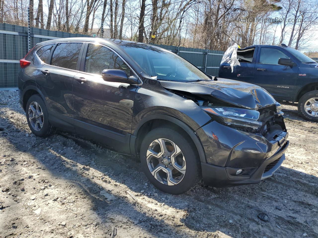 2018 Honda Cr-v Ex Black vin: 7FARW2H5XJE045455