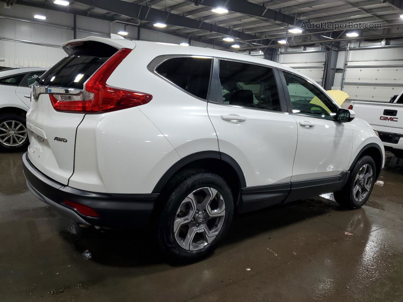 2019 Honda Cr-v Ex Белый vin: 7FARW2H5XKE016507