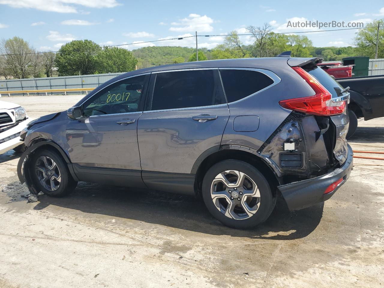 2018 Honda Cr-v Exl Gray vin: 7FARW2H80JE004780