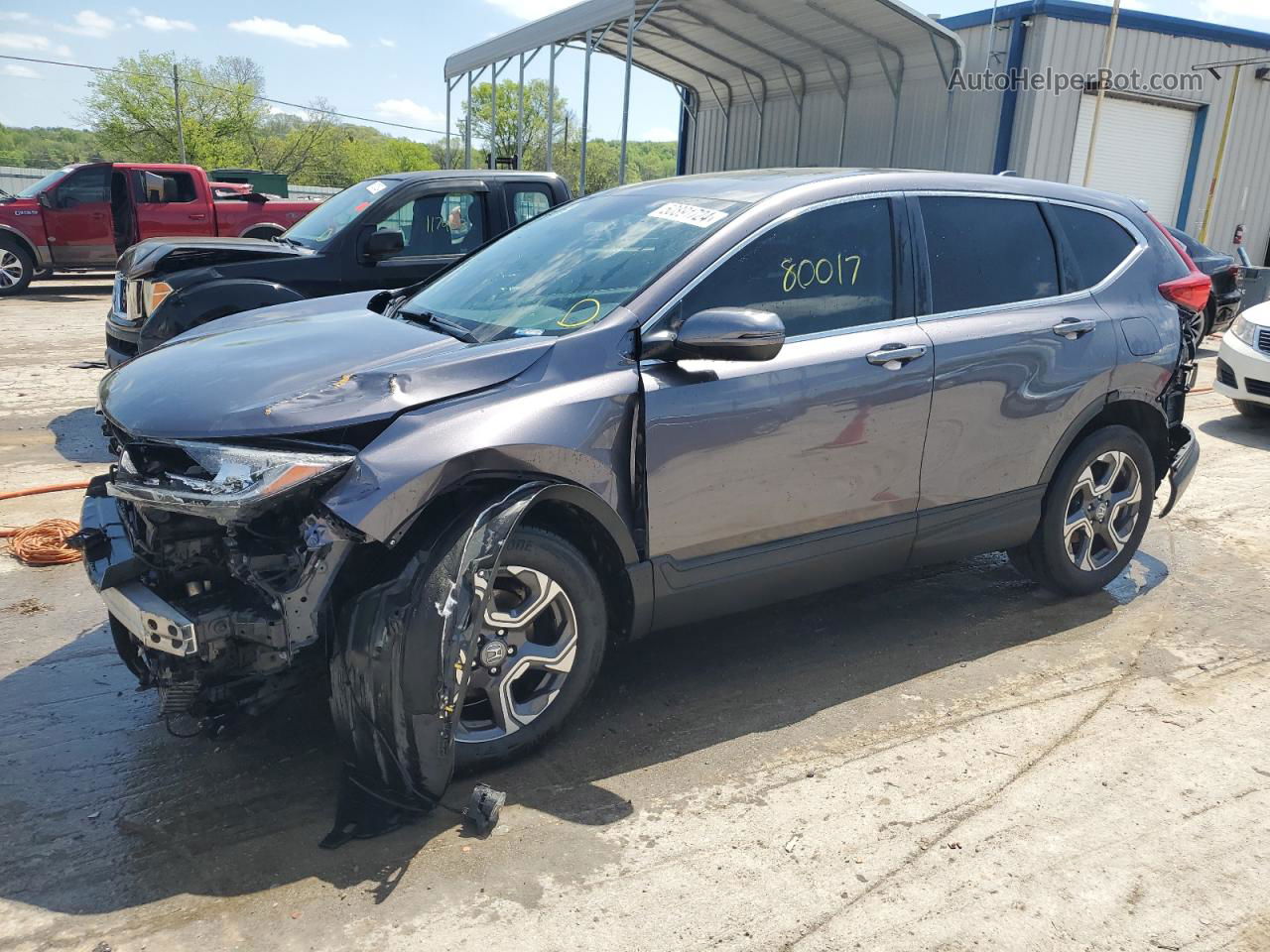 2018 Honda Cr-v Exl Gray vin: 7FARW2H80JE004780