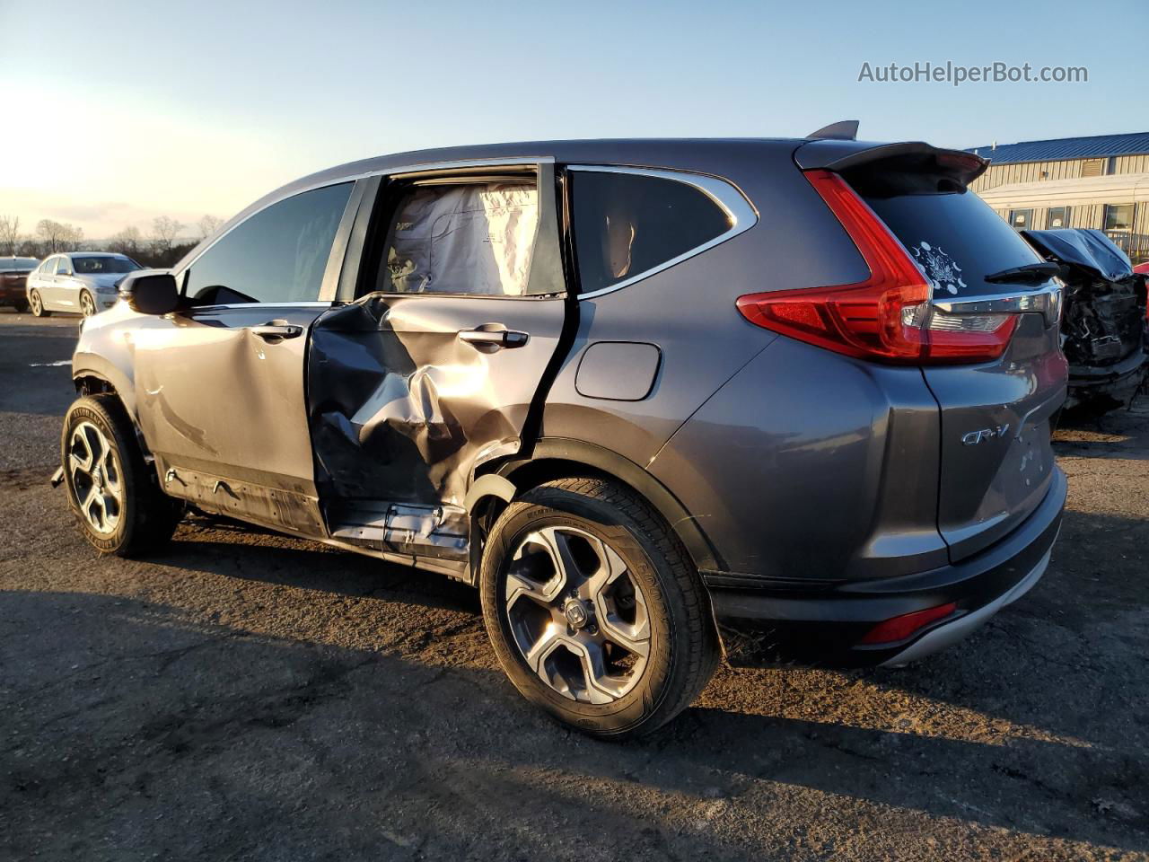 2018 Honda Cr-v Exl Gray vin: 7FARW2H80JE023376