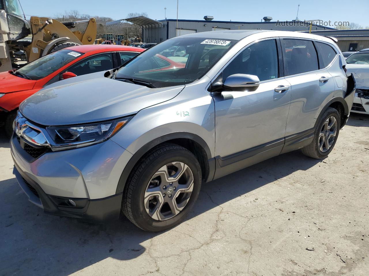 2019 Honda Cr-v Exl Silver vin: 7FARW2H80KE032113