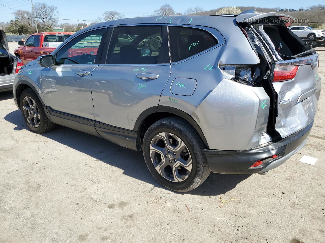 2019 Honda Cr-v Exl Silver vin: 7FARW2H80KE032113