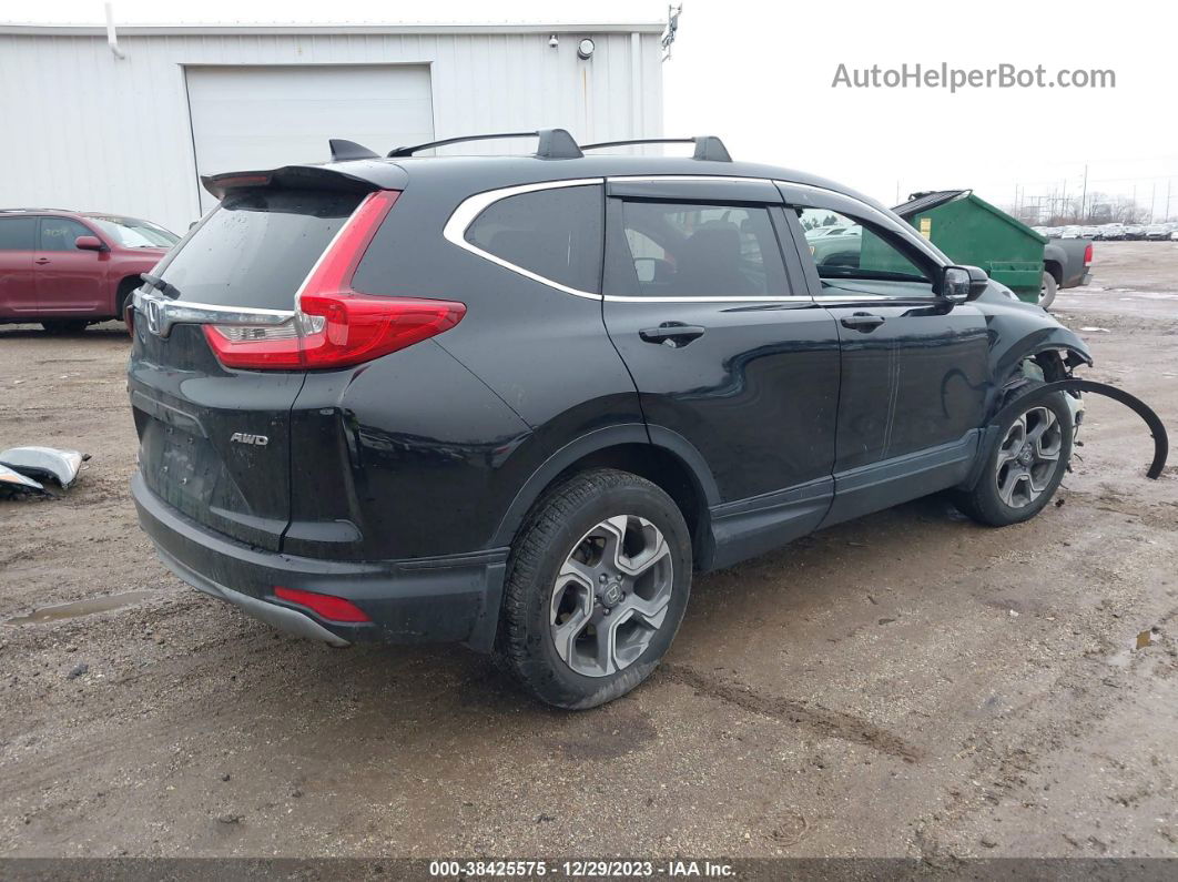 2019 Honda Cr-v Ex-l Black vin: 7FARW2H80KE033696