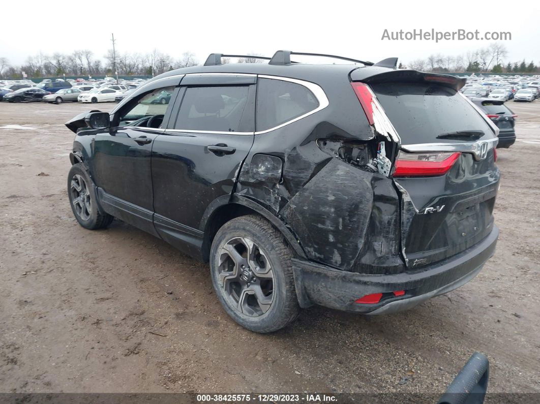 2019 Honda Cr-v Ex-l Black vin: 7FARW2H80KE033696