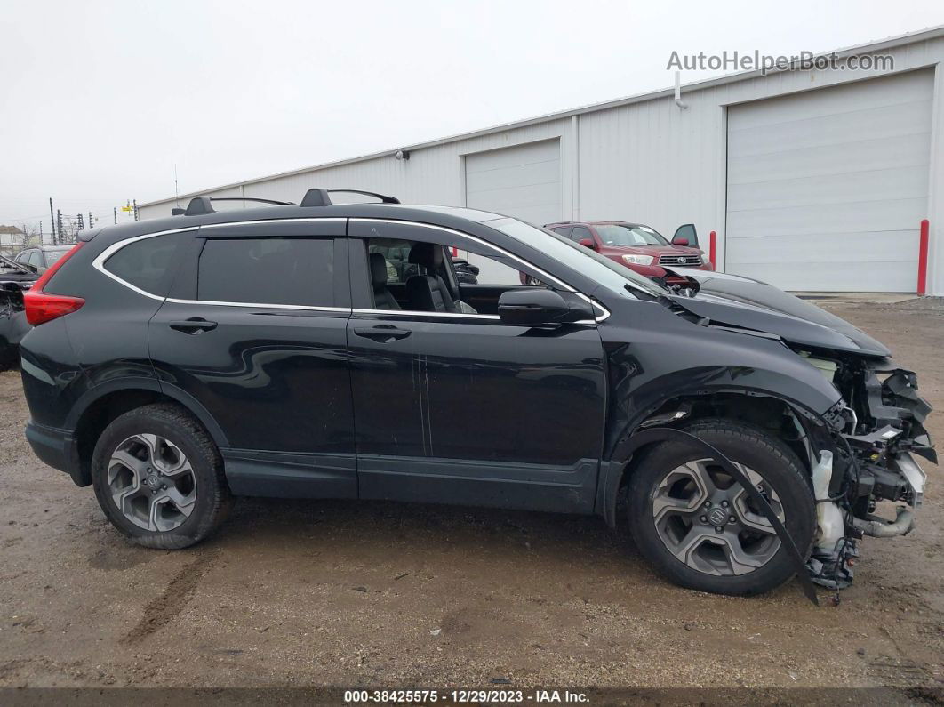 2019 Honda Cr-v Ex-l Black vin: 7FARW2H80KE033696