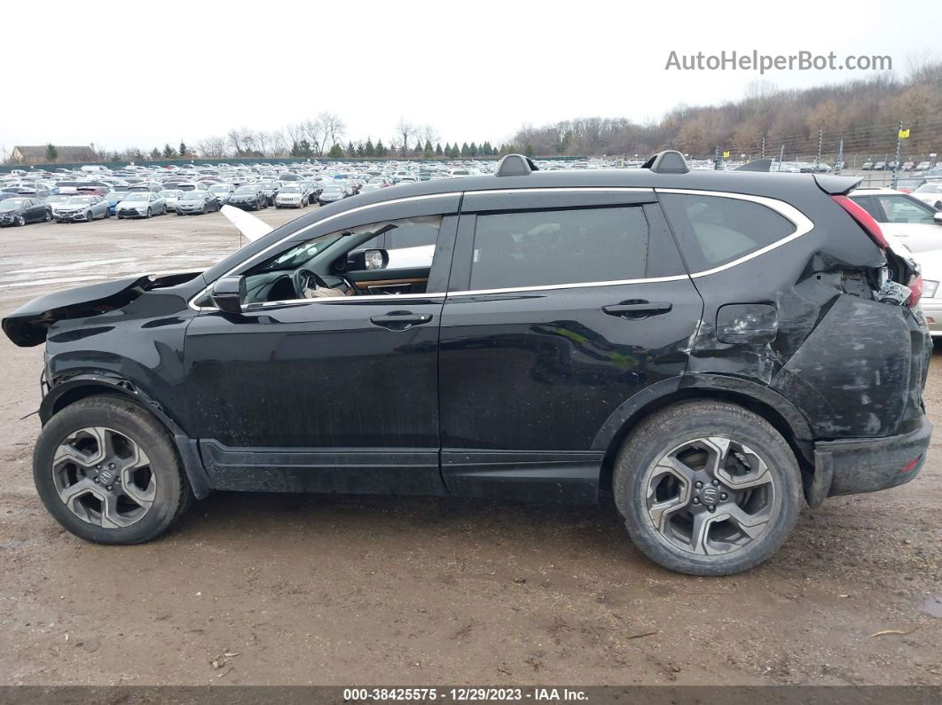 2019 Honda Cr-v Ex-l Black vin: 7FARW2H80KE033696