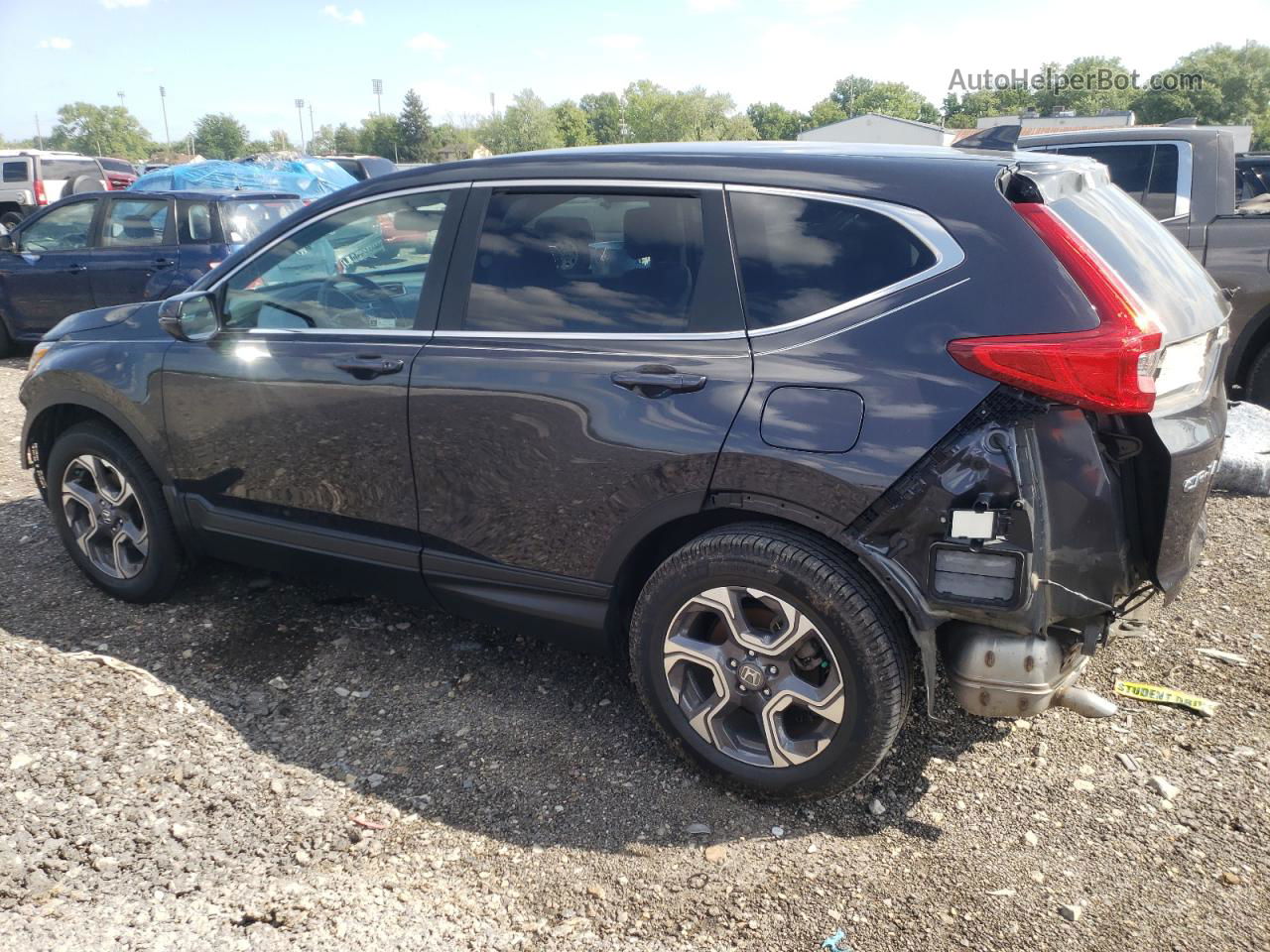 2018 Honda Cr-v Exl Gray vin: 7FARW2H81JE025993