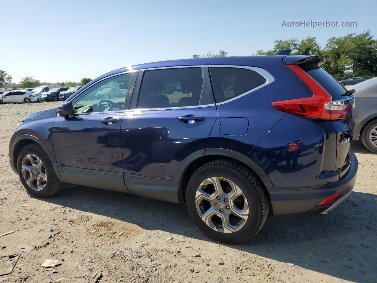 2018 Honda Cr-v Exl Blue vin: 7FARW2H81JE040056