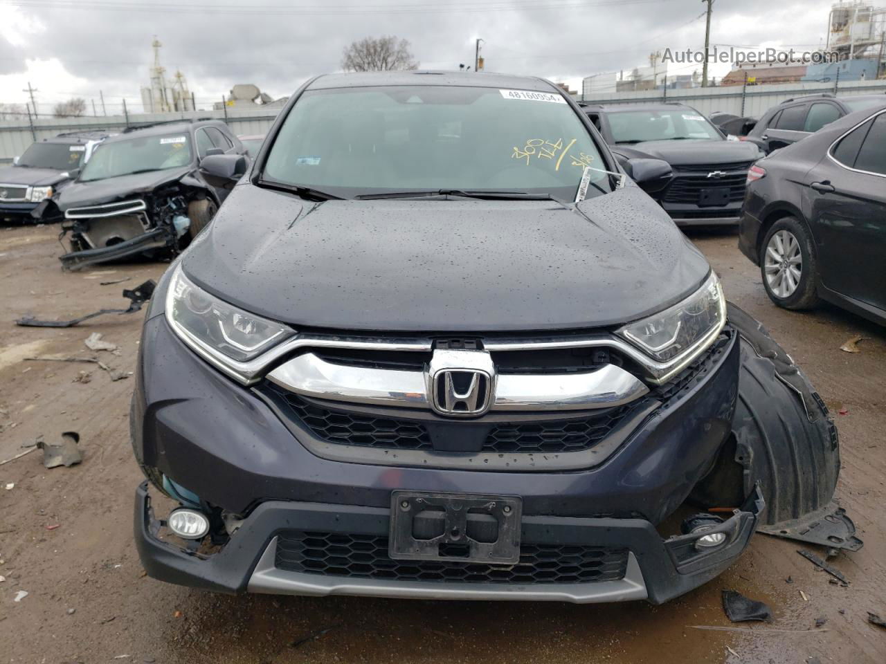 2018 Honda Cr-v Exl Charcoal vin: 7FARW2H81JE051624