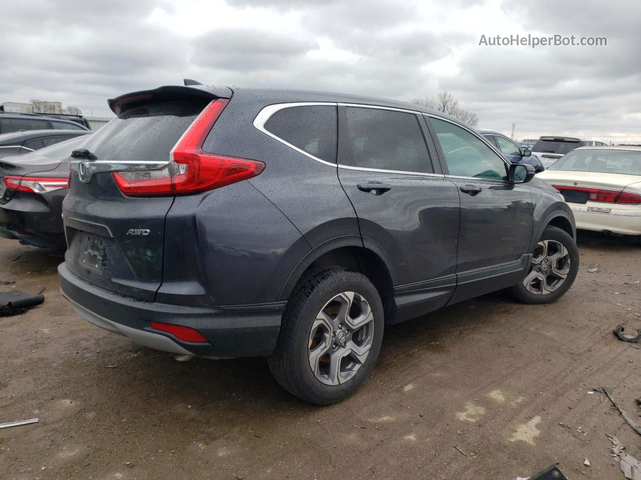 2018 Honda Cr-v Exl Charcoal vin: 7FARW2H81JE051624