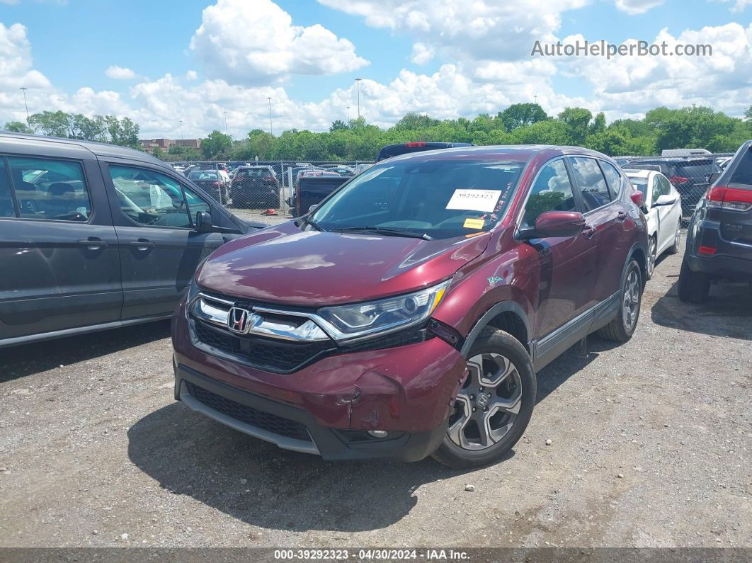 2018 Honda Cr-v Ex-l/ex-l Navi Red vin: 7FARW2H81JE088253