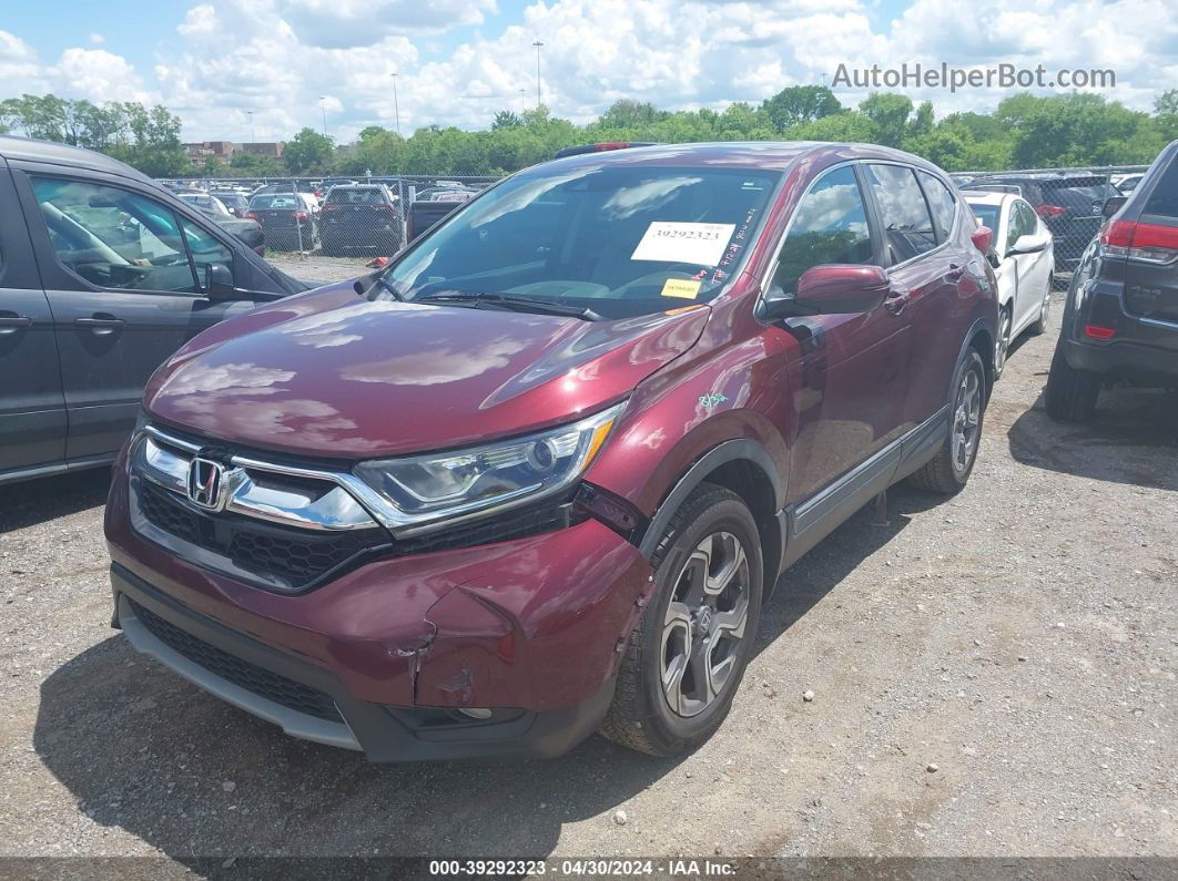 2018 Honda Cr-v Ex-l/ex-l Navi Красный vin: 7FARW2H81JE088253