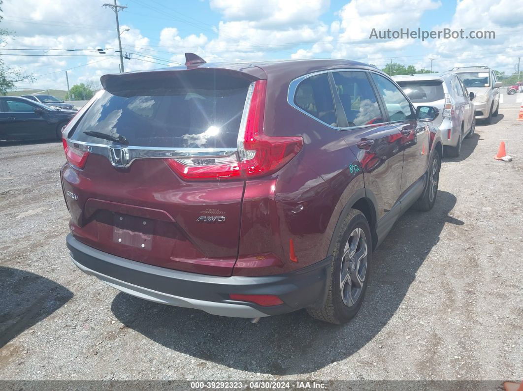 2018 Honda Cr-v Ex-l/ex-l Navi Красный vin: 7FARW2H81JE088253