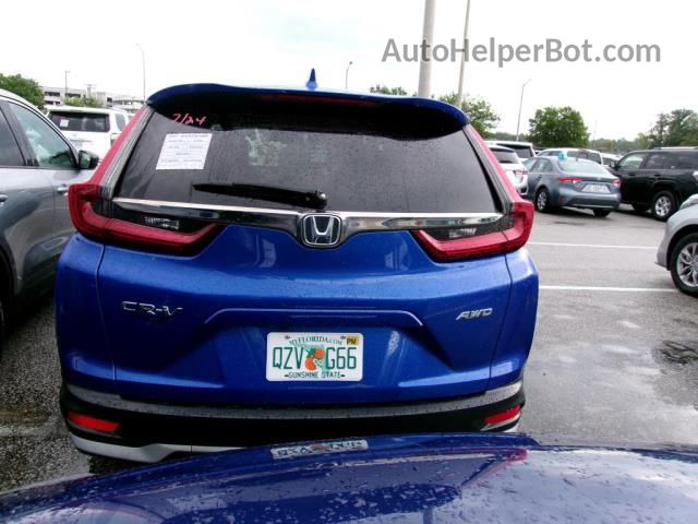 2020 Honda Cr-v Ex-l Blue vin: 7FARW2H81LE013832