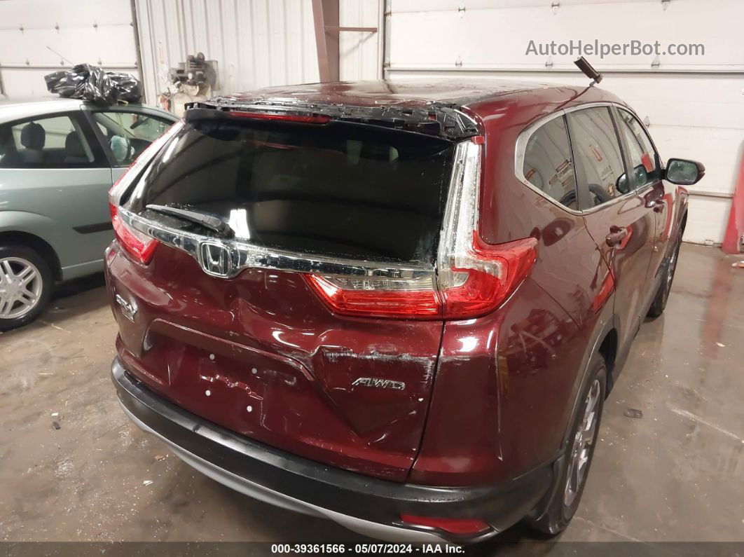 2018 Honda Cr-v Ex-l/ex-l Navi Red vin: 7FARW2H82JE098838