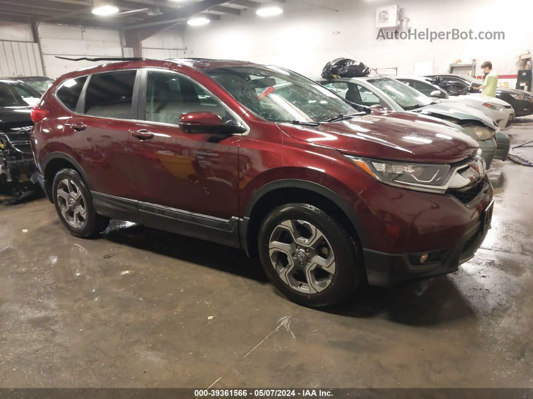 2018 Honda Cr-v Ex-l/ex-l Navi Red vin: 7FARW2H82JE098838