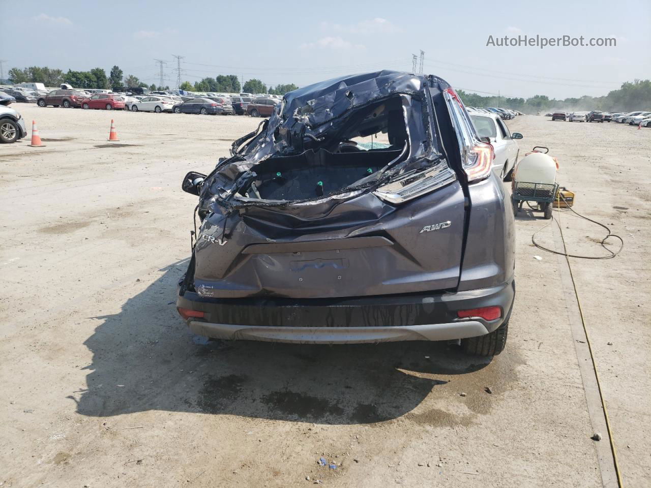 2019 Honda Cr-v Exl Gray vin: 7FARW2H82KE036888