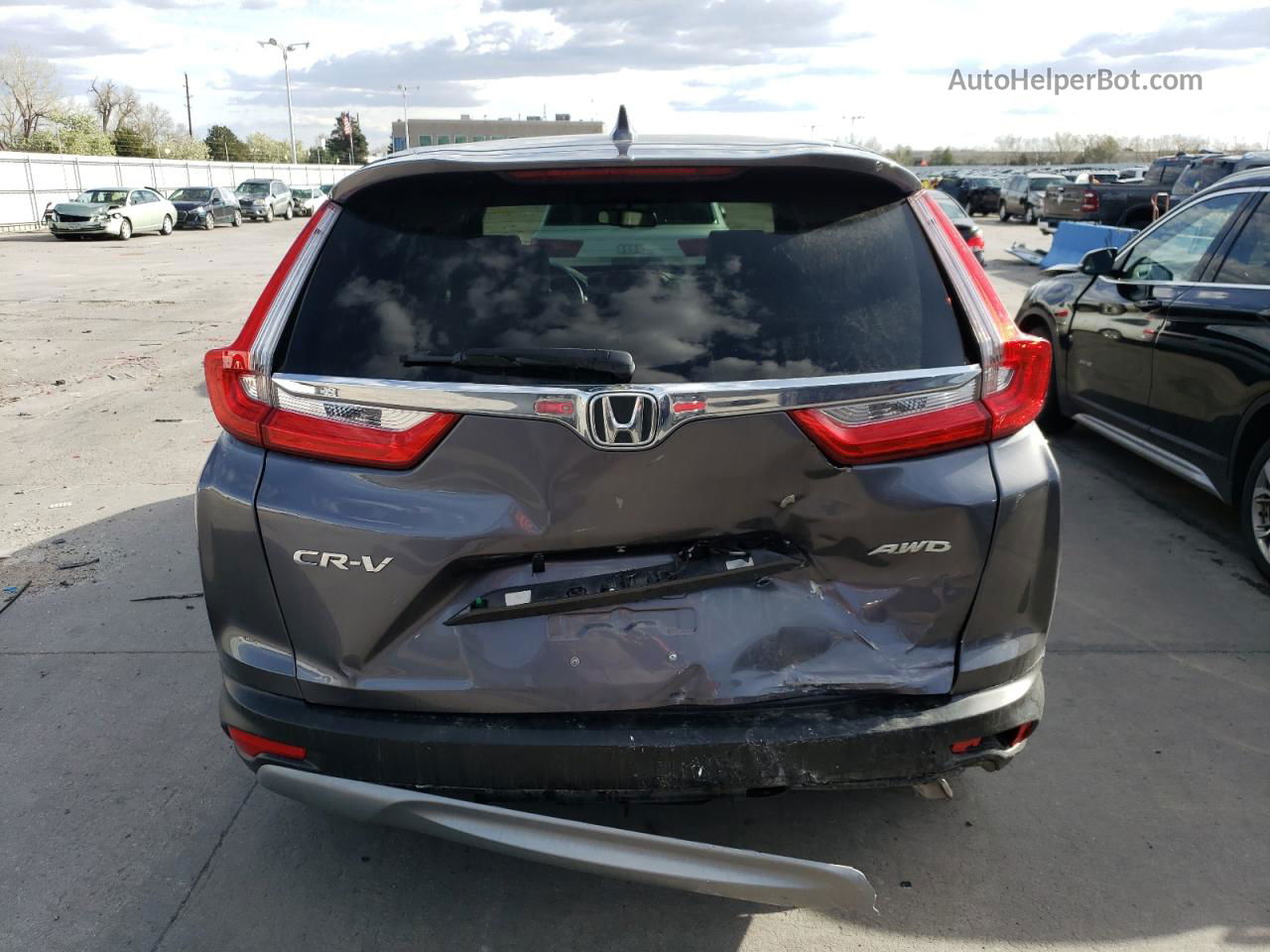 2019 Honda Cr-v Exl Gray vin: 7FARW2H82KE048443