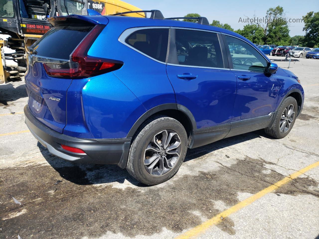 2020 Honda Cr-v Exl Blue vin: 7FARW2H82LE013712