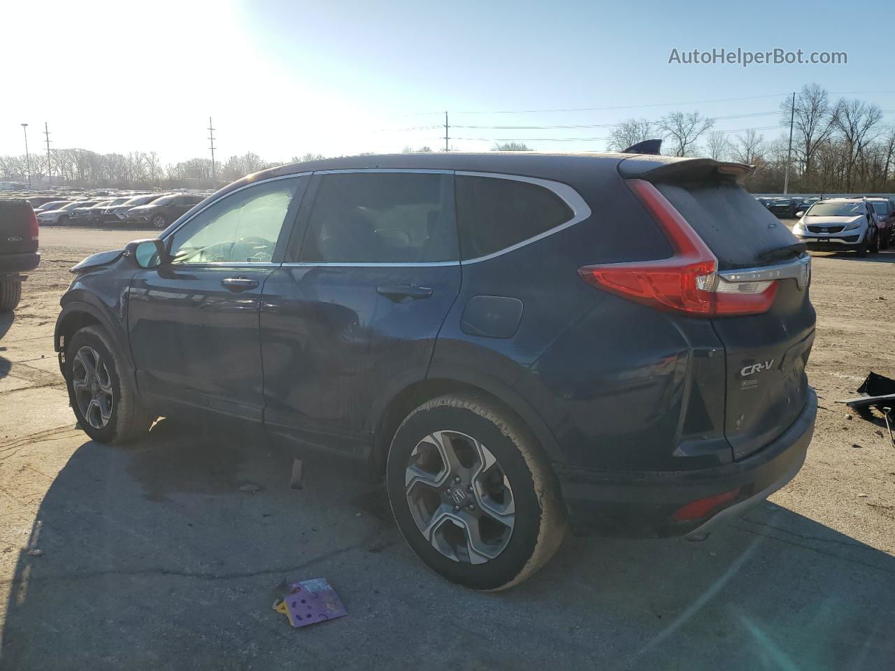 2018 Honda Cr-v Exl Blue vin: 7FARW2H83JE012405