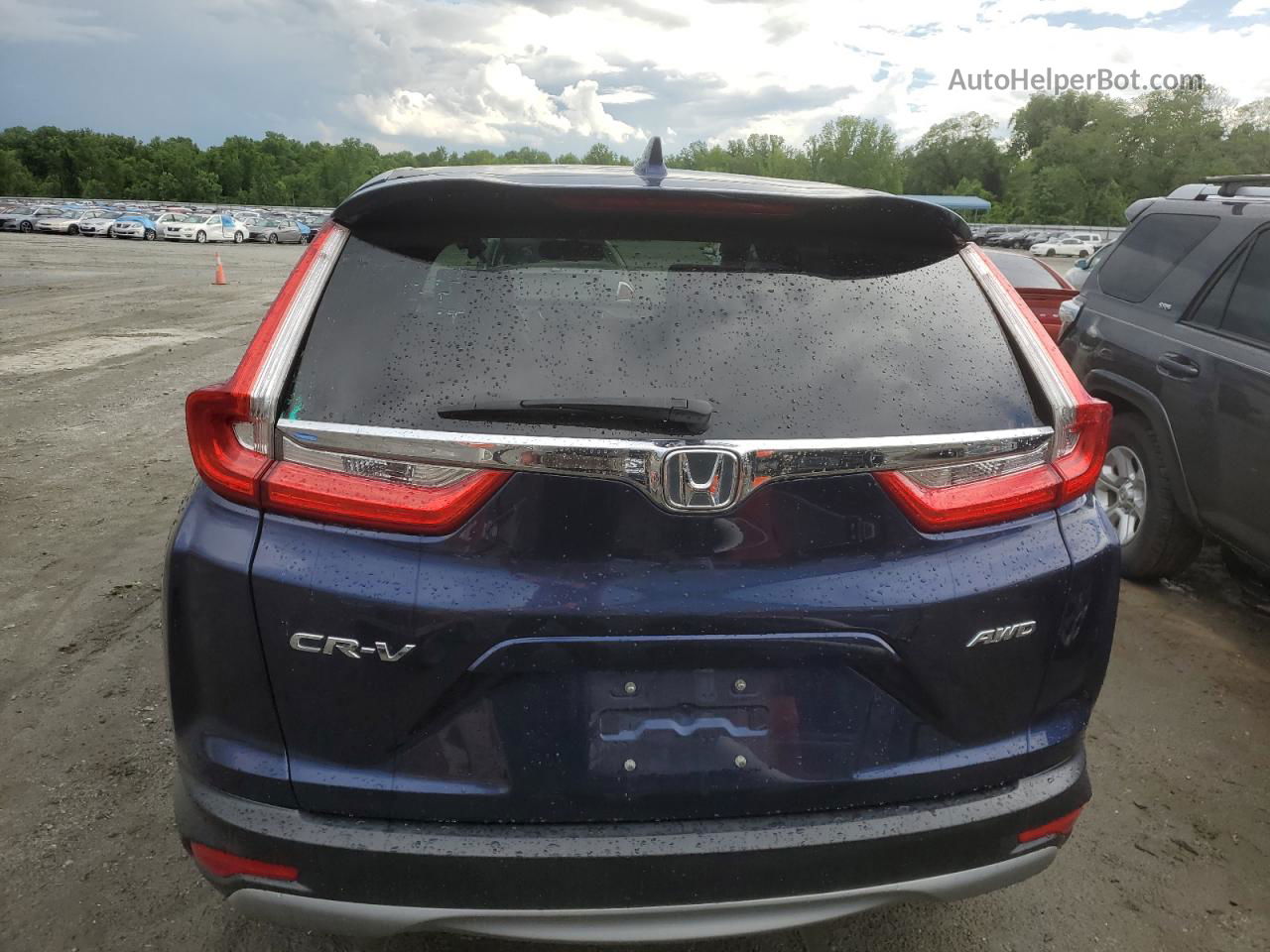 2018 Honda Cr-v Exl Blue vin: 7FARW2H83JE040043